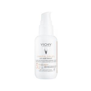 Vichy Capital Soleil UV-Age Daily Fluide Anti-Photovieillissement Teinté SPF50+ 40 ml - Flacon-Pompe 40 ml - Publicité