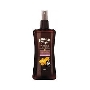 Hawaiian Tropic Protective Huile Sèche SPF15 200 ml - Spray 200 ml