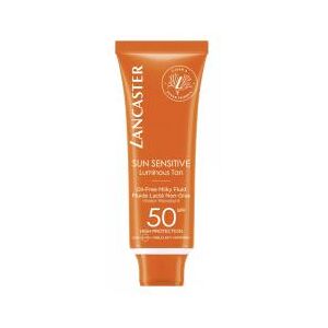 Lancaster Sun Sensitive Luminous Tan Fluide Lacté Non-Gras SPF50 50 ml - Tube 50 ml - Publicité