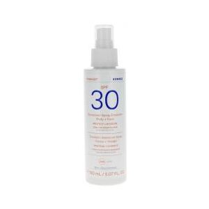 Korres Yoghurt Émulsion Solaire Spray Corps & Visage SPF30 150 ml - Spray 150 ml