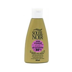 Soleil Noir Soin Vitaminé 50+ Très Haute Protection - Flacon 50 ml