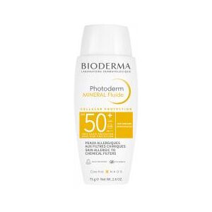 Bioderma Photoderm Fluide Solaire Spf50+ Peaux Allergiques Aux Filtres Chimiques - Tube 75 g