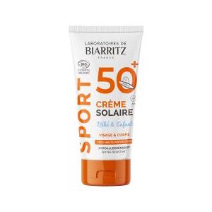 Laboratoires de Biarritz Sport Crème Solaire Bébé & Enfant SPF50+ Visage & Corps Bio 50 ml - Tube 50 ml