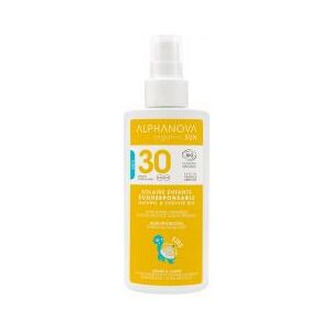 Alphanova Crème Solaire Enfant Bio Haute Protection SPF 30 - Spray 125 g - Publicité