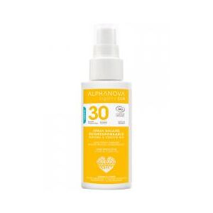 Alphanova Crème Solaire Bio Adultes Haute Protection SPF 30 - Spray 125 g - Publicité