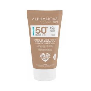 Alphanova Crème Solaire Teintée Médium Bio SPF 50+ - Tube 50 g - Publicité