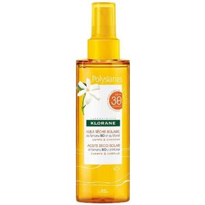 Klorane Polysianes huile sèche solaire SPF30 - 200ml - Publicité