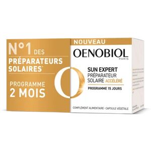 Oenobiol Sun Expert Préparateur Solaire Accélérée 2x15 Capsules