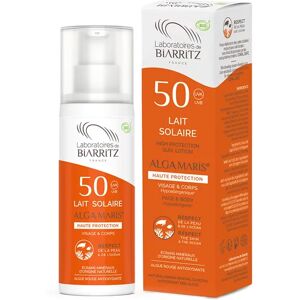 Les Laboratoires De Biarritz Algamaris Lait Solaire Spf50 Certifié Bio - Publicité