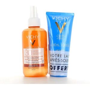 Vichy Idéal Soleil Eau de Protection Solaire Hâle Sublimé SPF30 + Lait Apaisant Après-Soleil