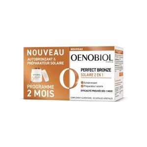 Oenobiol Perfect Bronze Solaire 2en1 2x30caps - Publicité