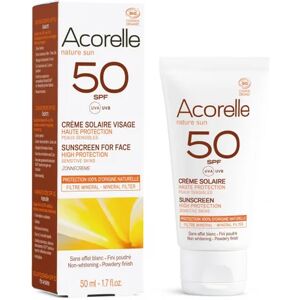 Crema Solar Facial Spf50 Acorelle 50 ml