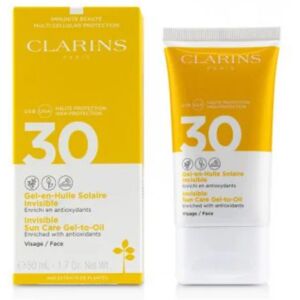 Clarins Sol Vis Gel Inv Spf30 50ml - Publicité