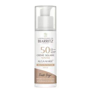 Algamaris Crema Solar con Color Beige SPF50 50ml