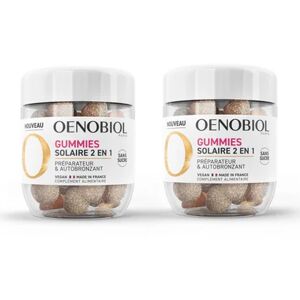 Oenobiol Gummies Solaire 2en1 2x60 Gummies