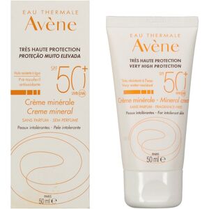 Avene Mineral Cream Spf50+ 50ml Blanc Homme Blanc One Size male