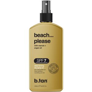 B.tan Huile de bronzage Beach please SPF7 b.tan 200ML