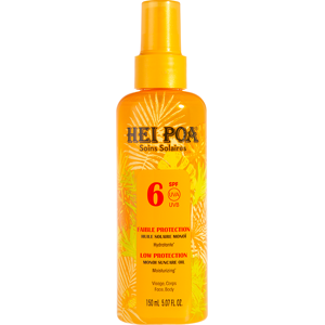 Hei Poa Huile Solaire Monoï SPF6 Protection solaire visage