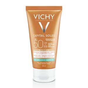 Vichy Capital Soleil BB Emulsion Toucher Sec Teintée SPF50 Protection solaire visage