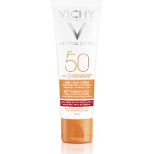 Vichy Capital Soleil Anti-Âge 3-en-1 SPF50 Protection solaire visage