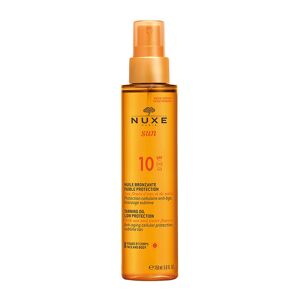 Nuxe Huile Bronzante Faible Protection SPF10 Protection solaire visage