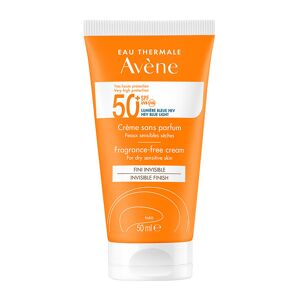 Avène Crème Sans Parfum SPF50+ Protection solaire visage