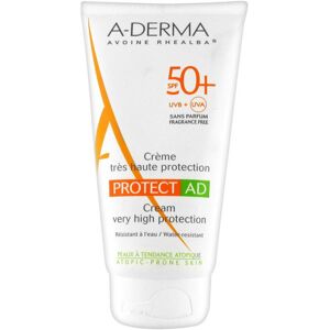 A-derma Protect AD - Creme solaire tres haute protection SPF50+ Protection solaire visage