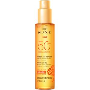 Nuxe Huile Bronzante Haute Protection SPF50 Soins Solaires