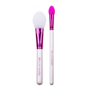 Brushworks Set De Pinceaux Applicateur De Masque En Silicone Accessoires visage