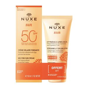 Nuxe Duo Creme Solaire Fondante SPF50 & Lait Fraîcheur Apres-Soleil