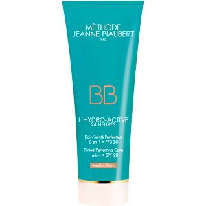 Jeanne Piaubert - BB - Soin Teinte Perfecteur 6 en 1 FPS 20 Medium Dark CREME L HYDRO-ACTIVE 24 HEURES - Soin TeintePerfecteur - 6 en 1 - FPS 20 - MediumDark 50 ml