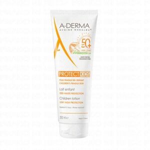 A-DERMA Protect Kids Lait enfant très haute protection SPF50+ tube 250ml