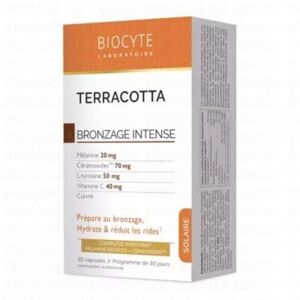 Biocyte Terracotta Bronzage Intense X30capsules - Publicité