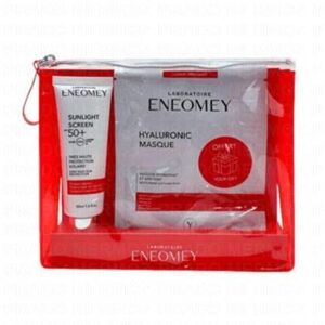 ENEOMEY Trousse Solaire Sunlight Screen Crème Solaire SPF50 + Hyaluronic Masque OFFERT