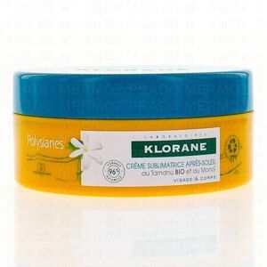 KLORANE Monoï - Crème sublimatrice après-soleil visage et corps pot 200ml - Publicité