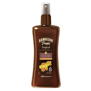 Huile Solaire Protectrice SPF8 Hawaiian Tropic 200ml - Publicité