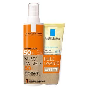 La Roche-Posay Anthelios Spray Invisible SPF50+ + Huile Lavante 100ml offerte La Roche Posay