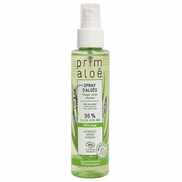 Prim aloé Spray d'Aloe Vera Bio Hydratant 125 ml - Après-soleil
