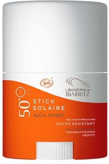 Laboratoires de Biarritz Algamaris Stick Solaire SPF50+ Blanc Bio 12g