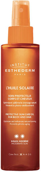 Esthederm Solaires Huile Solaire Soleil Modéré 150ml