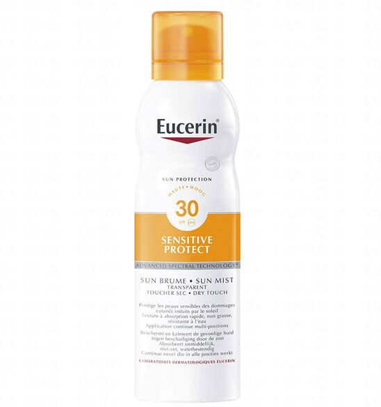 Eucerin Sun Protection Sensitive Protect Brume Transparente Spray SPF30 200ml