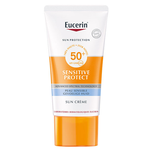 Eucerin Sun Protection Sensitive Protect Crème SPF50+ Visage 50ml