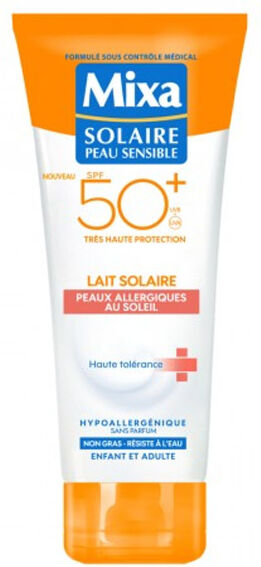 Mixa Lait Fondant Solaire SPF50+ Peaux Allergiques au Soleil 200ml