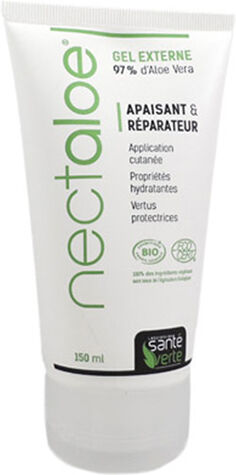 Santé Verte Nectaloe Gel Apaisant & Réparateur à l'Aloé Vera 150ml