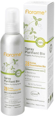 Florame Spray Purifiant Bio Fraîcheur 28 Huiles Essentielles 180ml