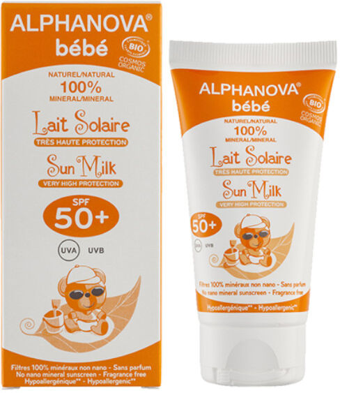 Alphanova Sun Bébé Lait Solaire Bio SPF50+ 50ml