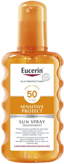 Eucerin Sun Protection Sensitive Protect Spray Transparent SPF50 200ml