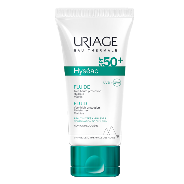 Uriage Hyséac Fluide Solaire SPF50+ Peaux Mixtes à Grasses 50ml