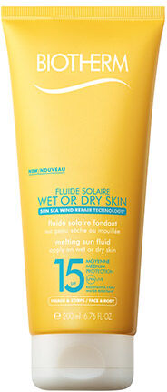 Biotherm Fluide Solaire Wet or Dry Skin SPF15 200ml