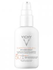 Vichy Capital Soleil Uv-Âge Daily SPF50+ 40 ml - Flacon-Pompe 40 ml